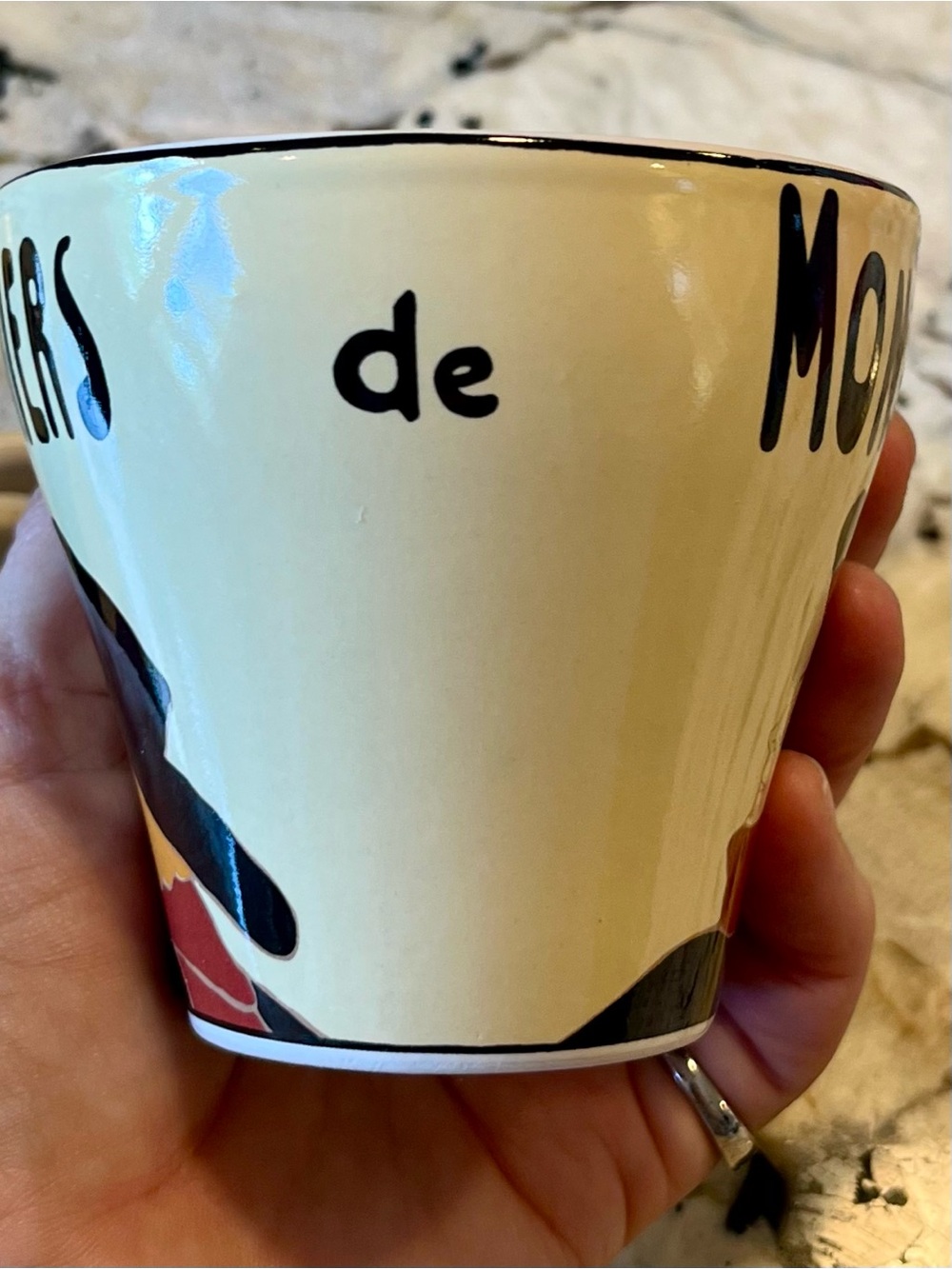 2 Cabaret Montmartre Coffee or Tea Cups Toulouse Lautrec French Artist - Picture 3 of 8
